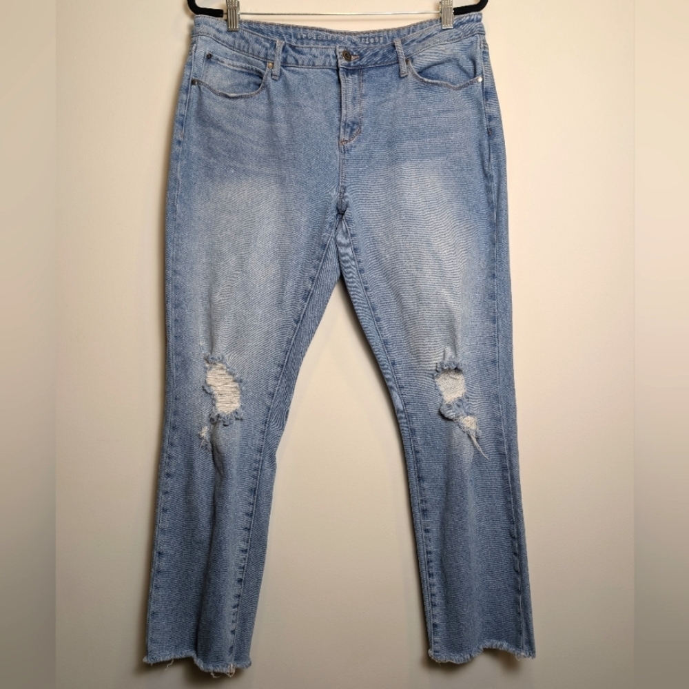 Articles of Society Light Blue Distressed Jeans Size 32